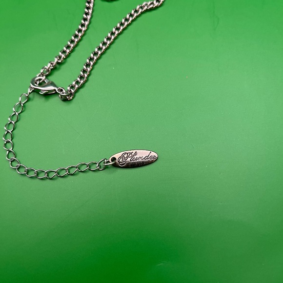 Retired PreOwned Plunder “Sue” Statement Necklace Soft Pink 18”-21” Box and Bag - Picture 8 of 16